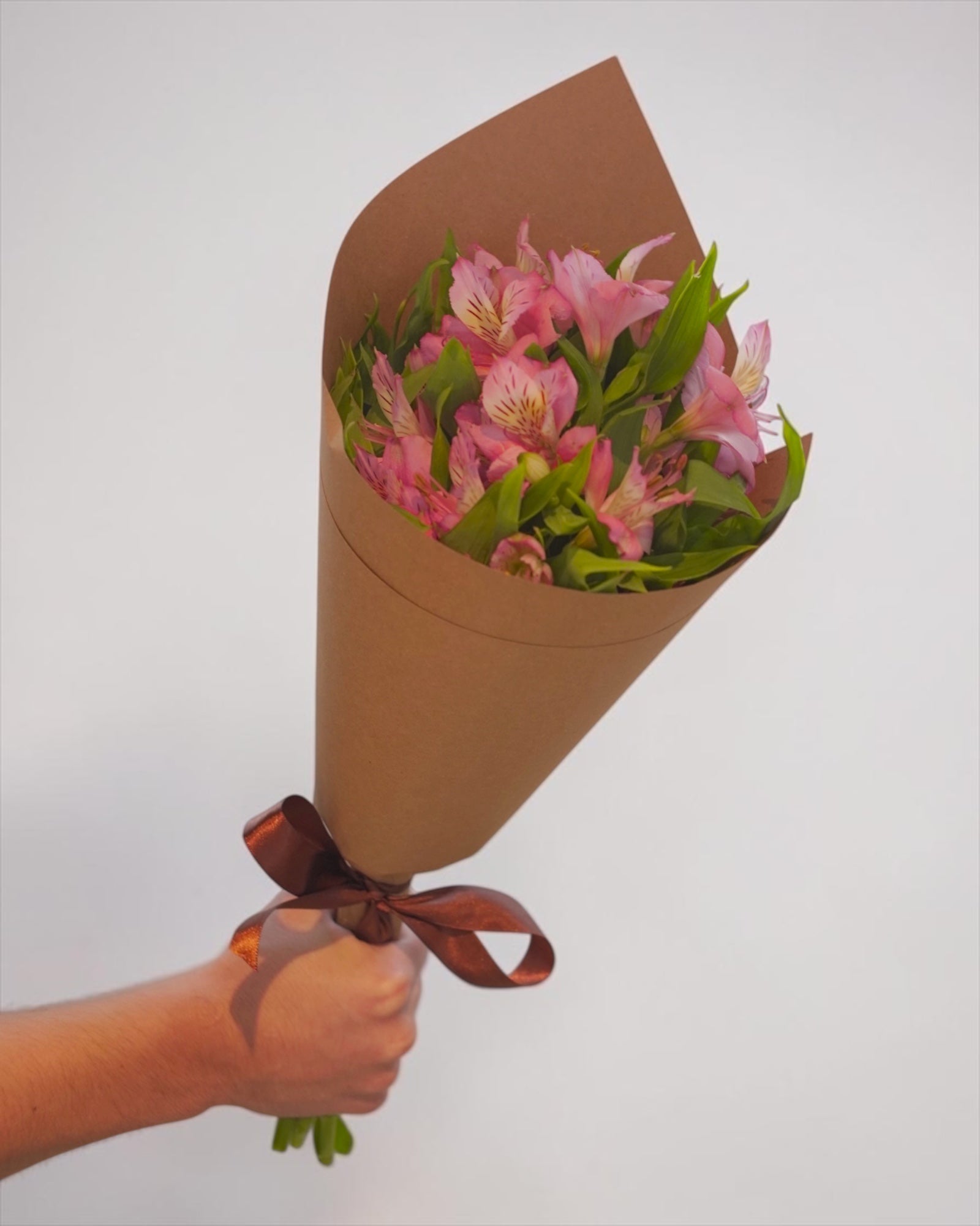 Combo - Cone de Astromélias Rosa