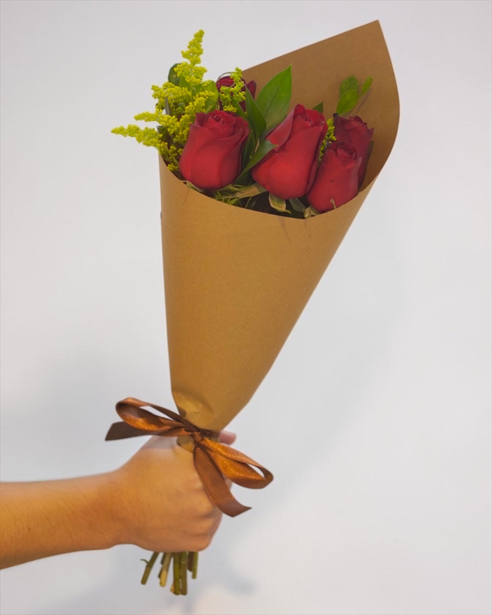 Cone de Rosas Vermelhas
