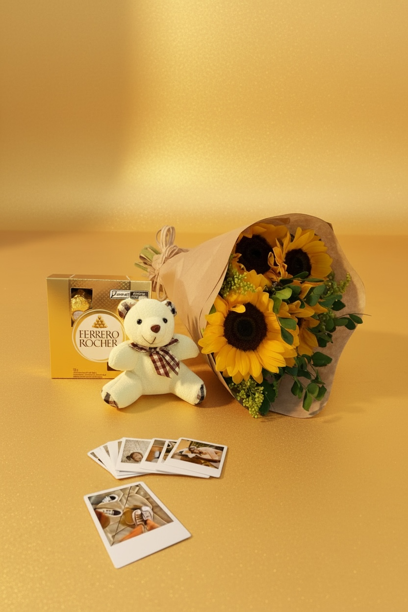 Combo - Cone de Girassóis