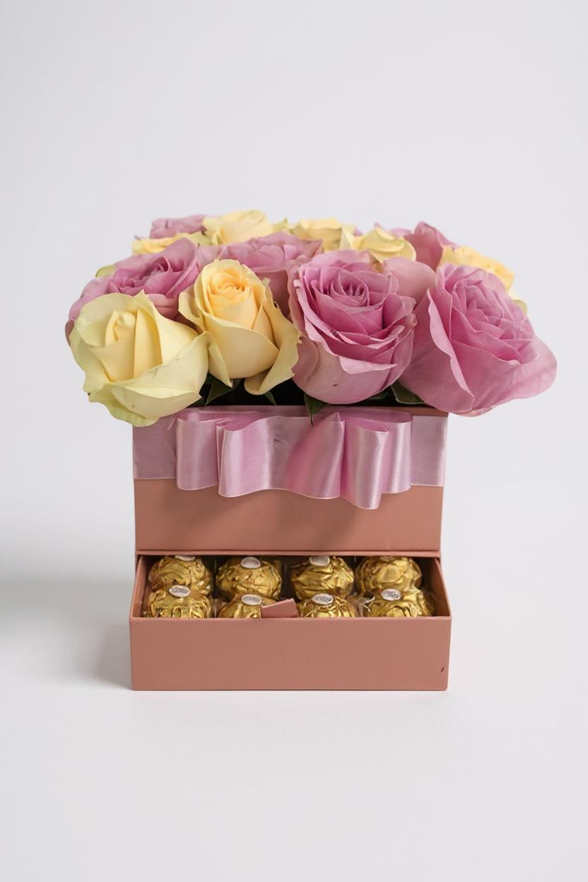 Box Rosas Encanto Elegante