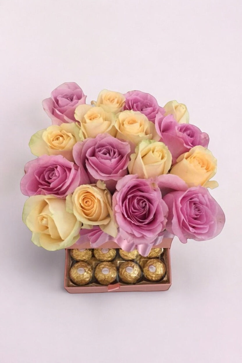Box Rosas Encanto Elegante