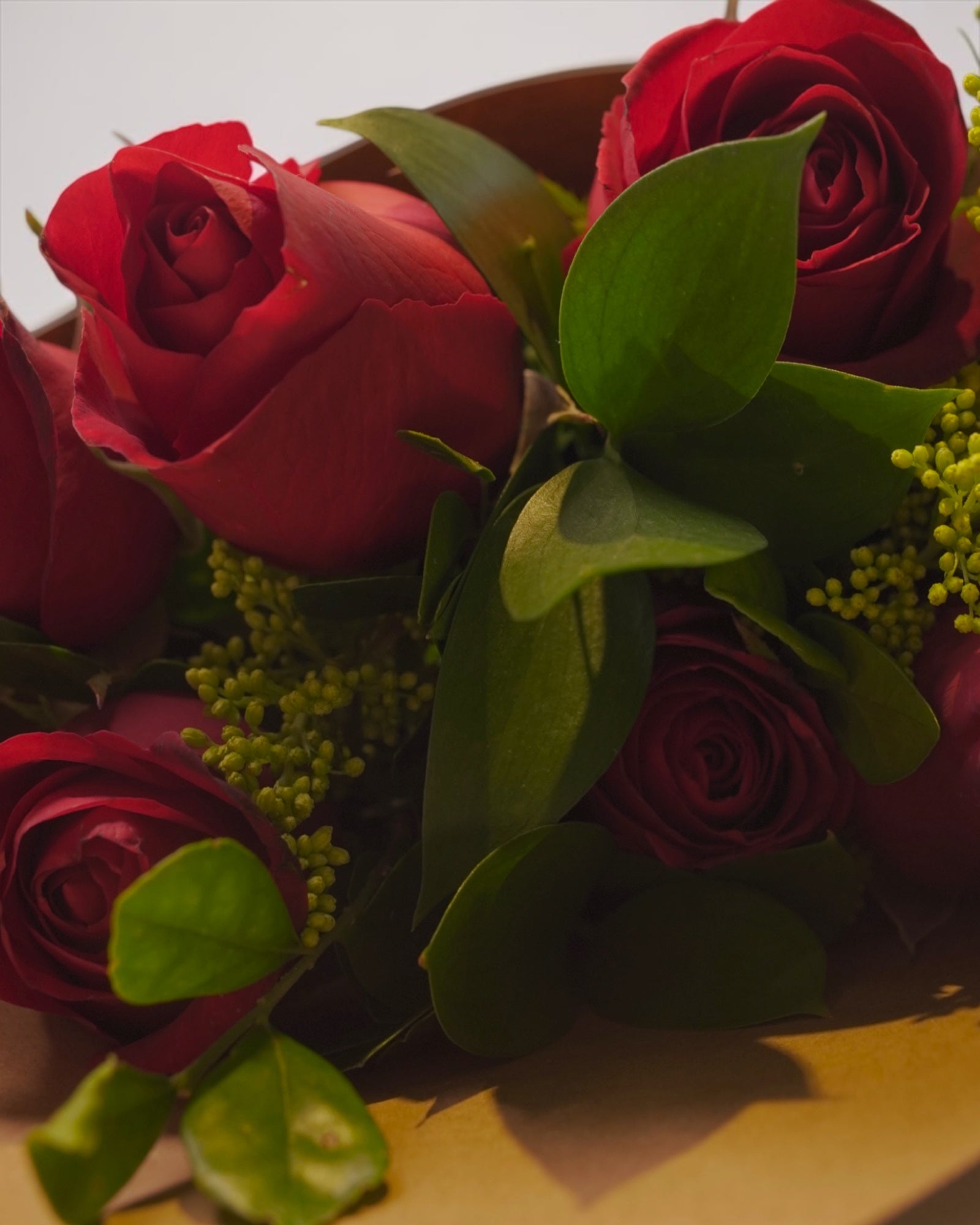 Cone de Rosas Vermelhas