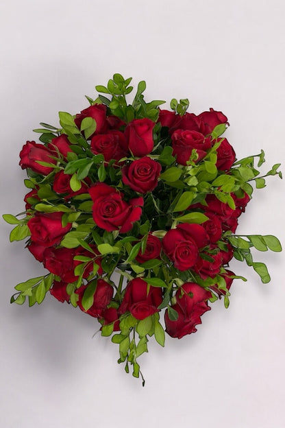 Box Elegante de Rosas Vermelhas