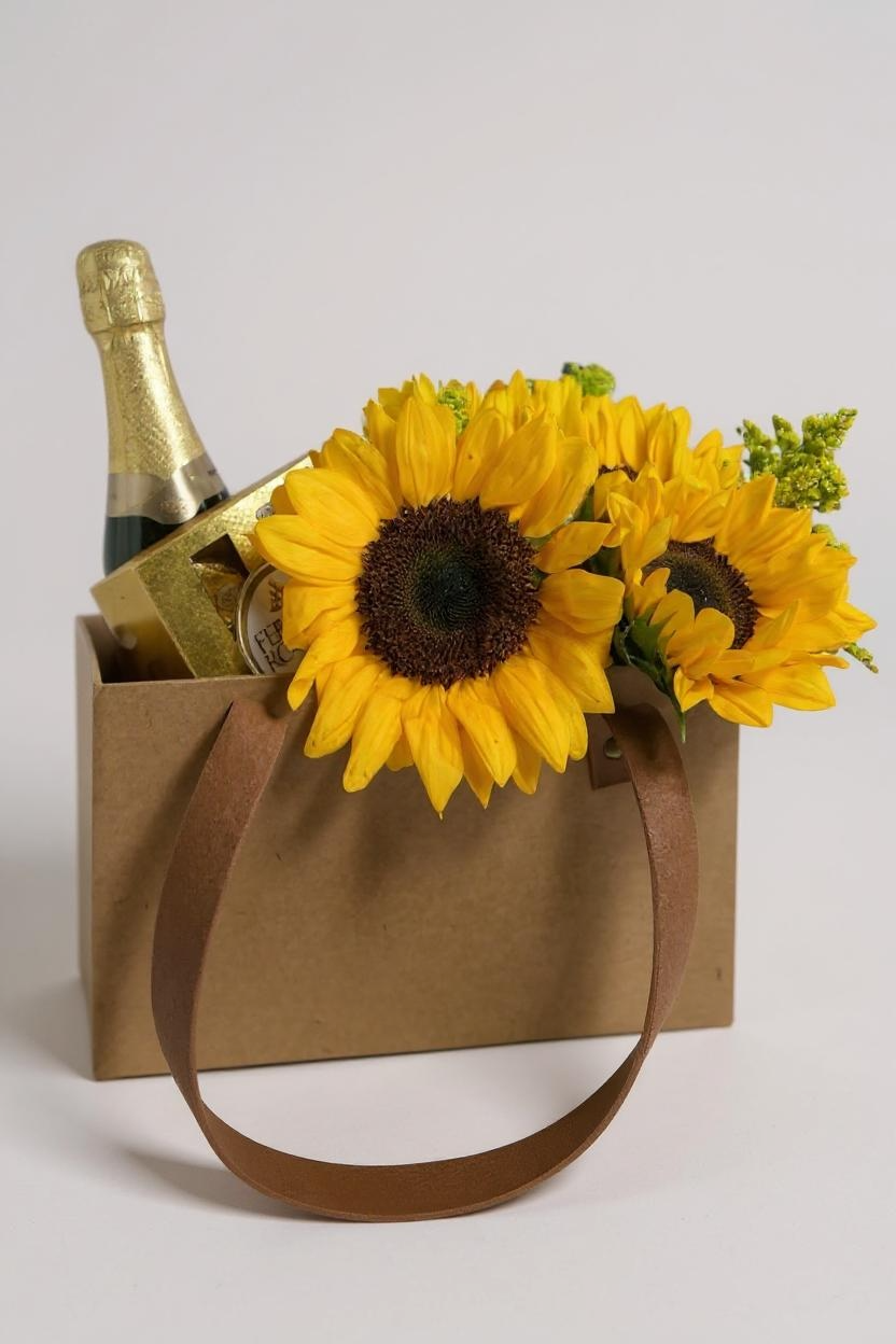 Bolsa Rouge Girassóis - Edição Celebração