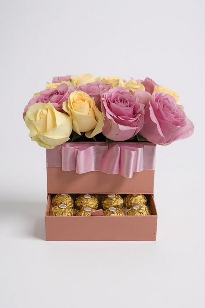 Box Rosas Encanto Elegante