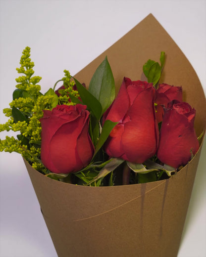 Cone de Rosas Vermelhas